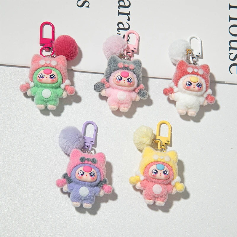 

Kawaii Baby Doll Keychains Bag Hanging Pendant Aesthetic Keychain Accessories Party Favors Gift Christmas New Year Gift Wholesal