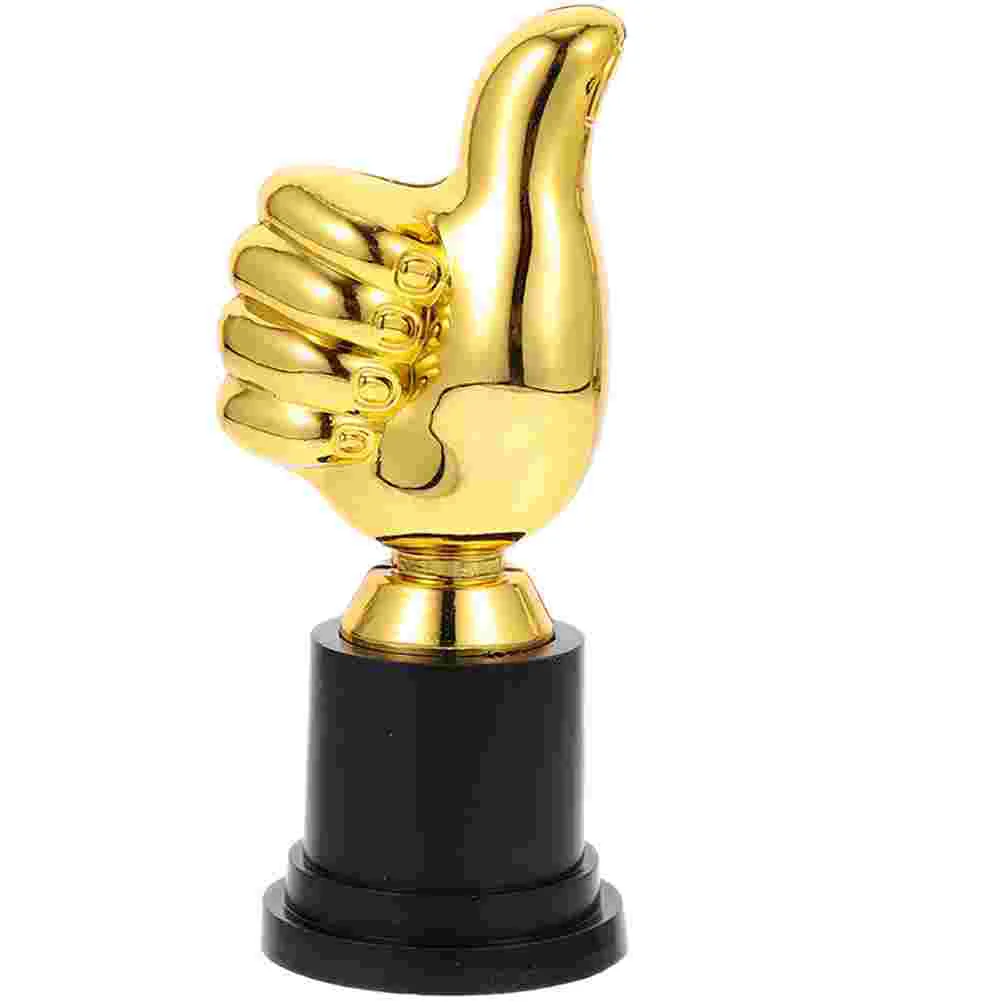 

6pcs Children Trophy Gifts Thumb Shaped Plastic Award Cups for Sports Dance Competition School Ceremony Decorative Kids Prize