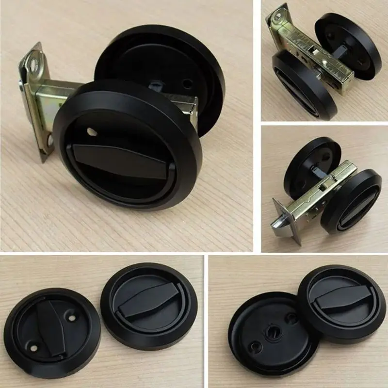 

Совершенно новые невидимые дверные замки из нержавеющей стали, утопленная ручка чашки, дверные замки, огнестойкие дисковые замки с кольцом, 3 цвета