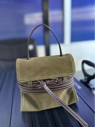 

2025 Autumn and Winter New Fashion Retro Matte Suede Small Bag Women's Flip Versatile Design Portable Shoulder Tote Bag