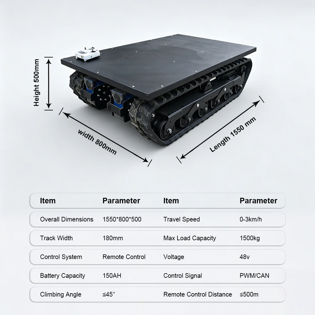 All-terrain Remote-controlled - Robot Chassis 评论和价格