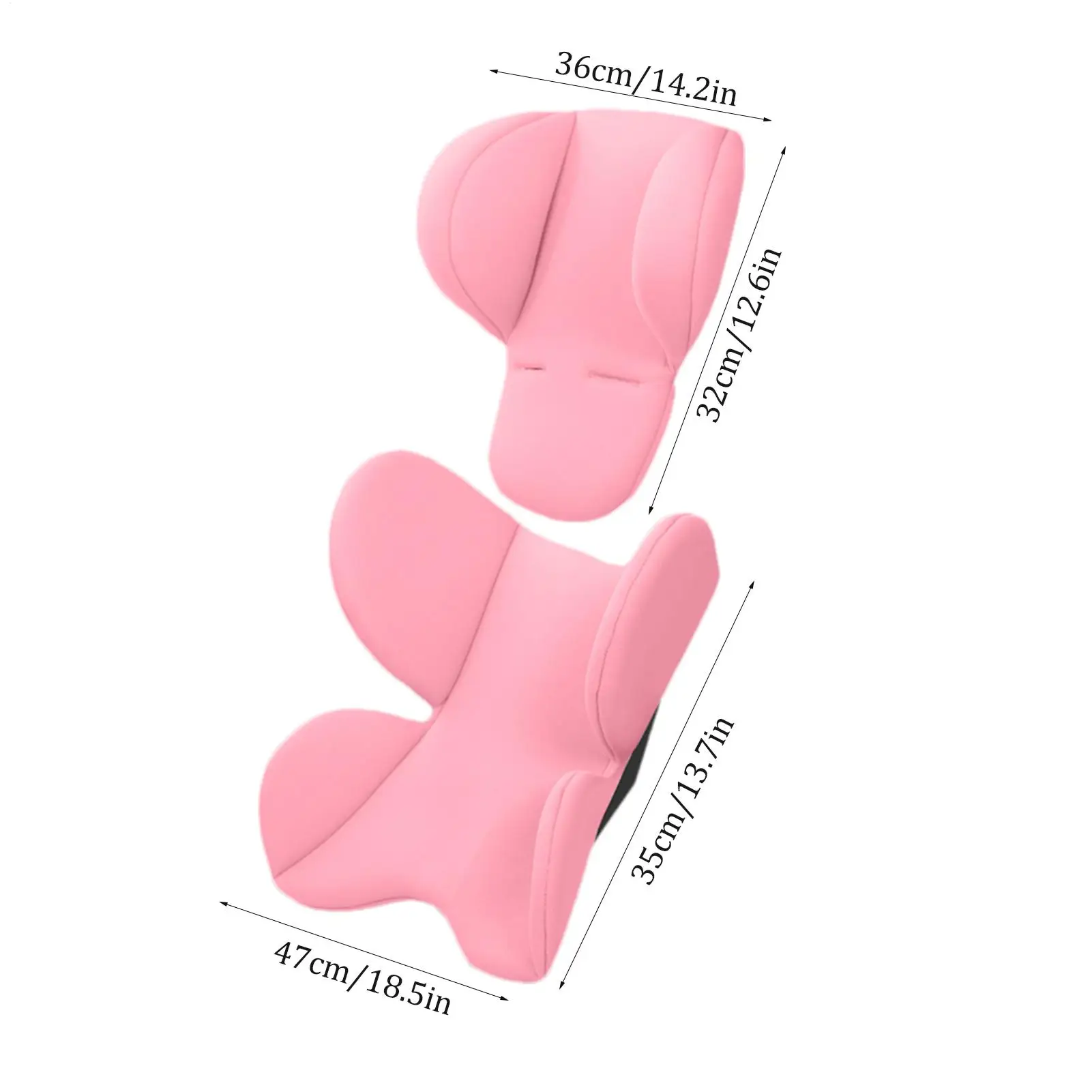 Baby Head Support for Car Seat Baby Body Support Car Insert Kids Vehicle Neck Support for Travel Interior Road Trip Swing view 3