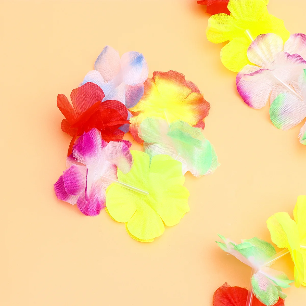 Conjunto de saia havaiana com cocar de flores, pulseiras, pingente, fantasia luau para festa na praia, celebração tropical, dança