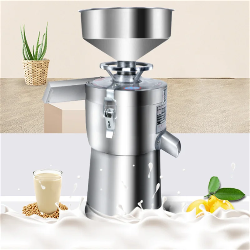 125 Type Bean Curd Beater Refiner Commercial Bean Products Soybean Milk Machine Copper Core Motor Slurry Separation 1500W