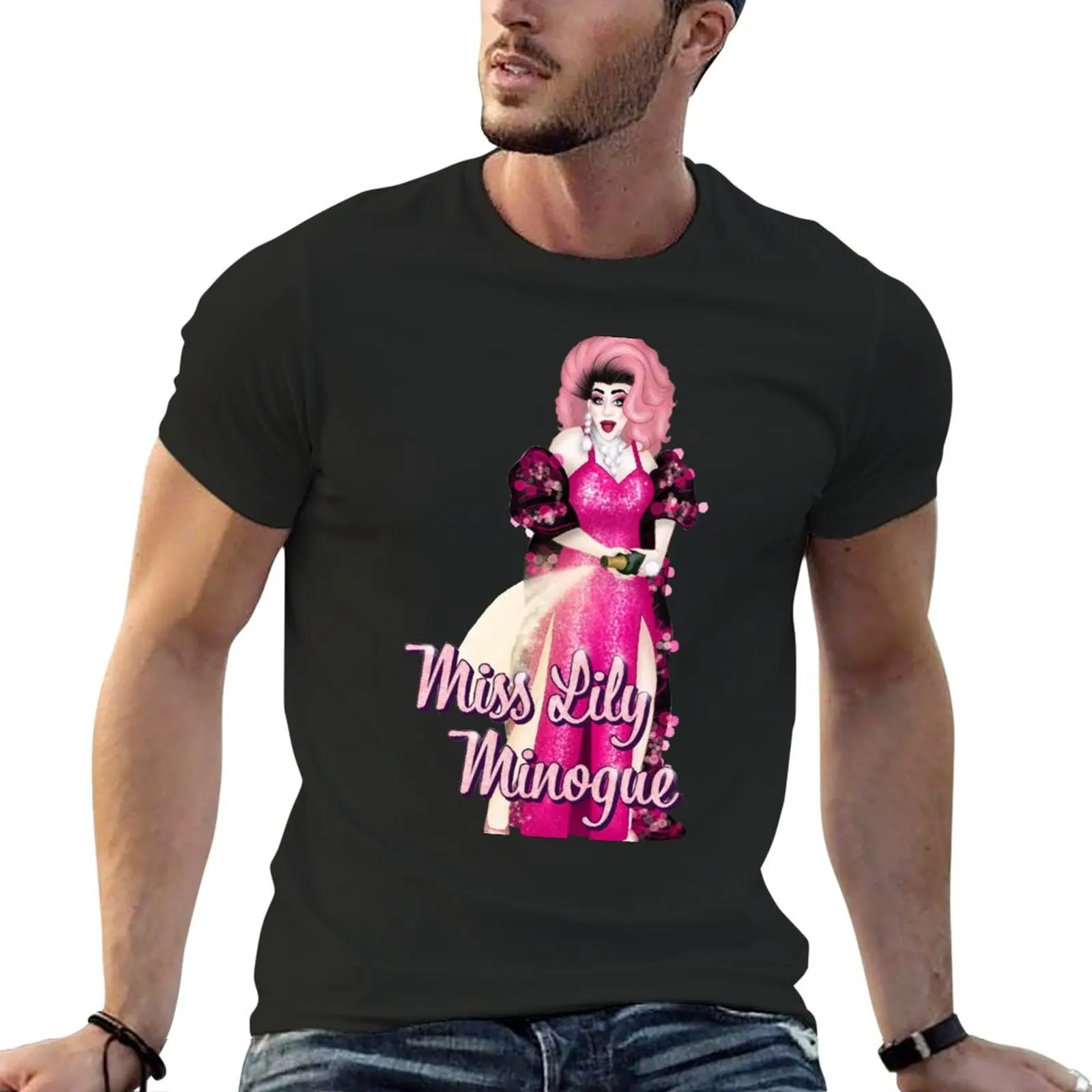 Miss Lily Minogue - The Fabulous T-Shirt black t shirts vintage t shirt heavy weight t shirts for men