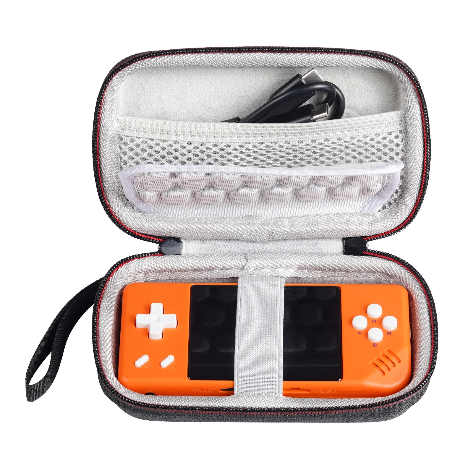 

EVA Hard Carrying Case Shockproof Hardshell Case Protection Bag for RG28XX/Miyoo A30/Trimui Smart Retro Handheld Game Console