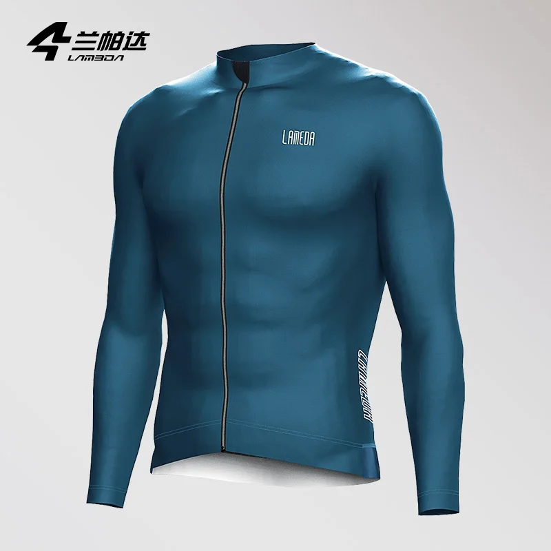 Lameda Fleece Long Sleeve Men's Cycling Jersey Comfortable  Autumn Winter Men Cycling Clothes Windproof Cycling Clothing