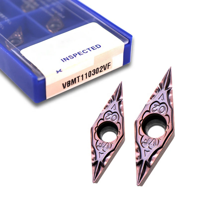 VBMT Diamant-CNC-Drehmeißeleinsätze für die Halbfeinbearbeitung von Edelstahl, verschleißfest, ohne Absplitterungen, glatt – Detail 5