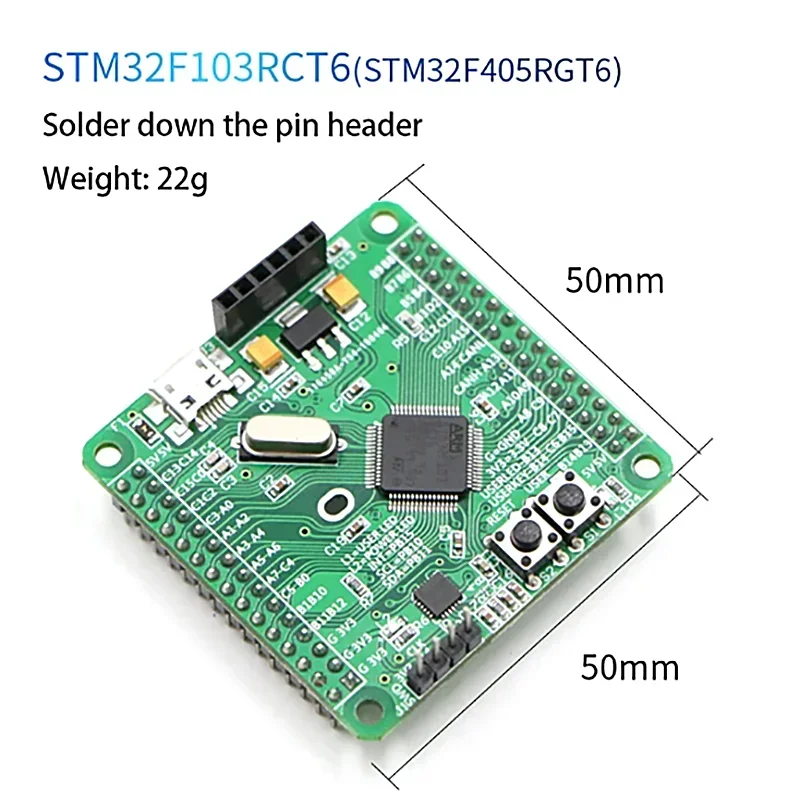 STM32F103RC F405RG F103ZET6 F407ZE controlador puede MPU6050 MPU9250