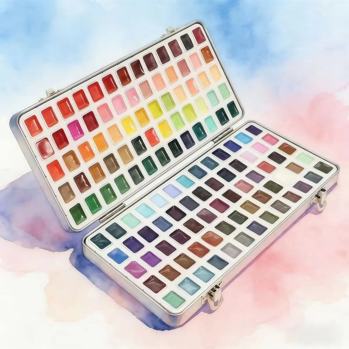 Artist Watercolor Paint 130/98/60/24 Colors Art Set Professional Drawing Pigment Art Supplies Nail Art