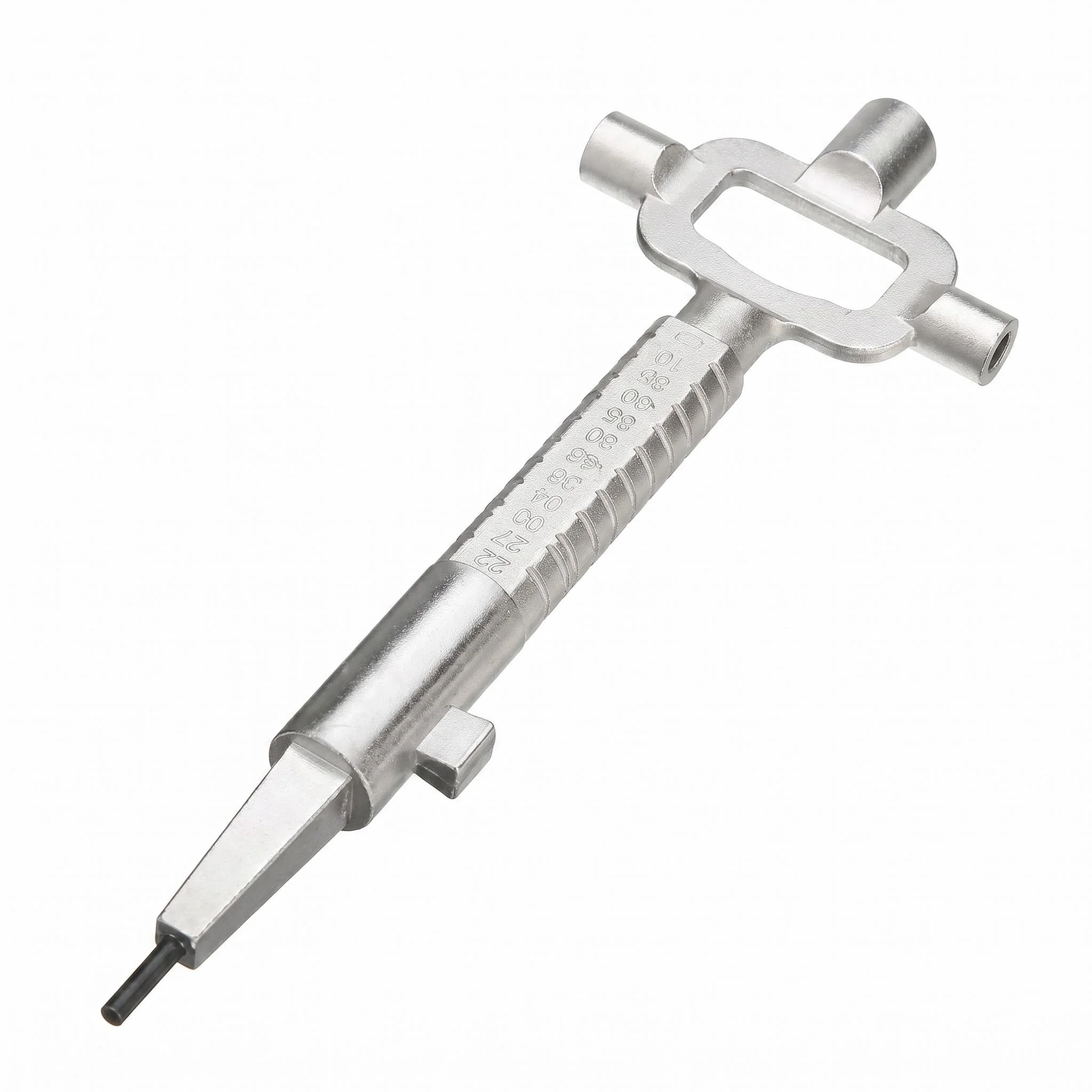 Sliver Locksmith Tool Multi Purpose Cylinder Gauge Cam Turner Spindle Turner