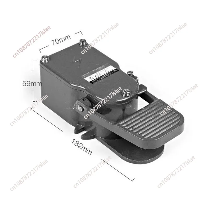 

4.7k/10k/22K Potentiometer Pedal Switch Speed Governing Foot Switch Frequency Controller Governor Motor Pedal Switch