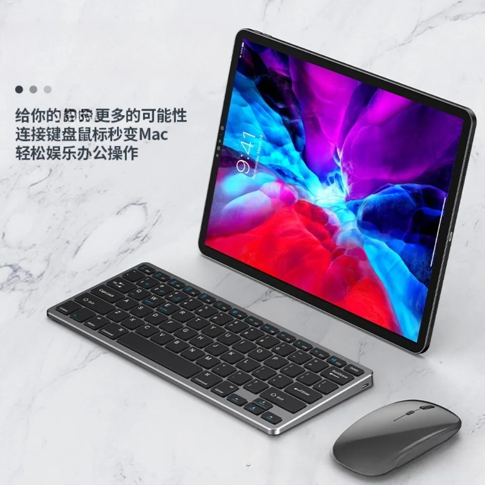 For 922 2.4G Bluetooth 3-Mode Keyboard Mouse Combo For Laptop Desktop  Phone Tablet (002)