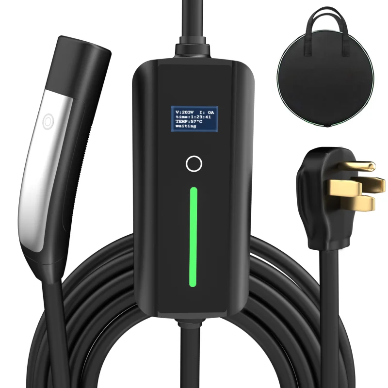 

32A Model E Ev Charger For Tesla/NACS With Ev Connector 3pins CEE 7kw Level 2 Car Charger Tesla Mobile Ev Charger