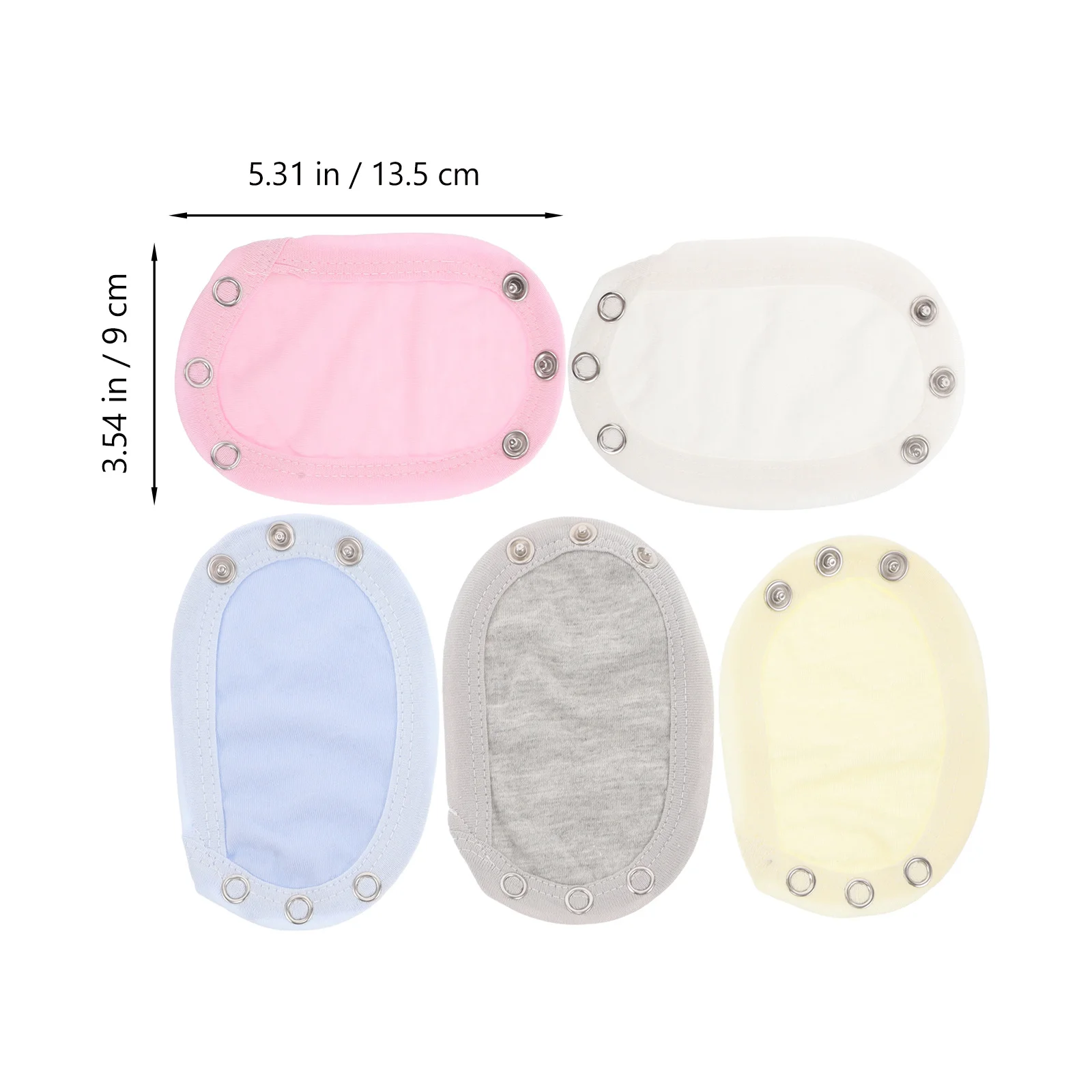 10 قطعة بذلة الطفل موسع مريلة من القطن المفاجئة تمديدات للبنين بنات الوليد إطالة قطع حفاضات رومبير شريك #6