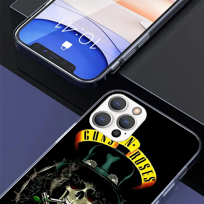 Guns N Roses Good Time Case Phone Cover for Apple iphone 16 15 14 13 12 Mini 11 Pro Max 16E X XS XR 7 Plus 8 + SE 2020 Trend Fun