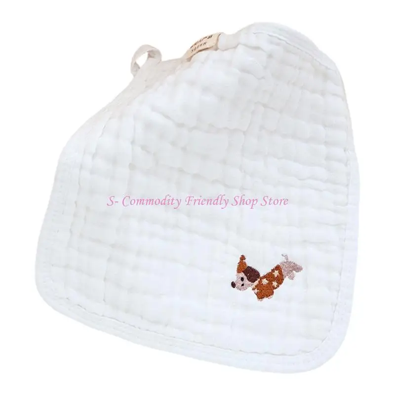 

85AE 5Pcs/1pc Toddler Baby Burp Cloth Newborns Square Towel Cotton Small Handkerchief