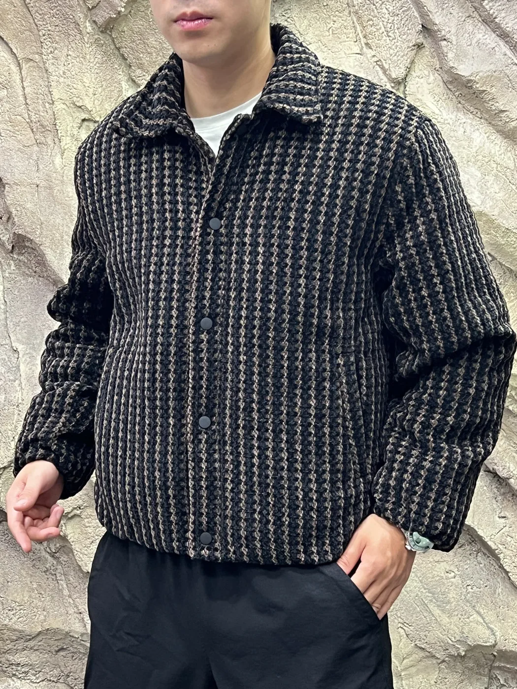 Thickened Velvet Plaid Design Heat Preservation Warm Cotton Jacket for Men And Women Autumn Winter Standard Fit Trendy Style