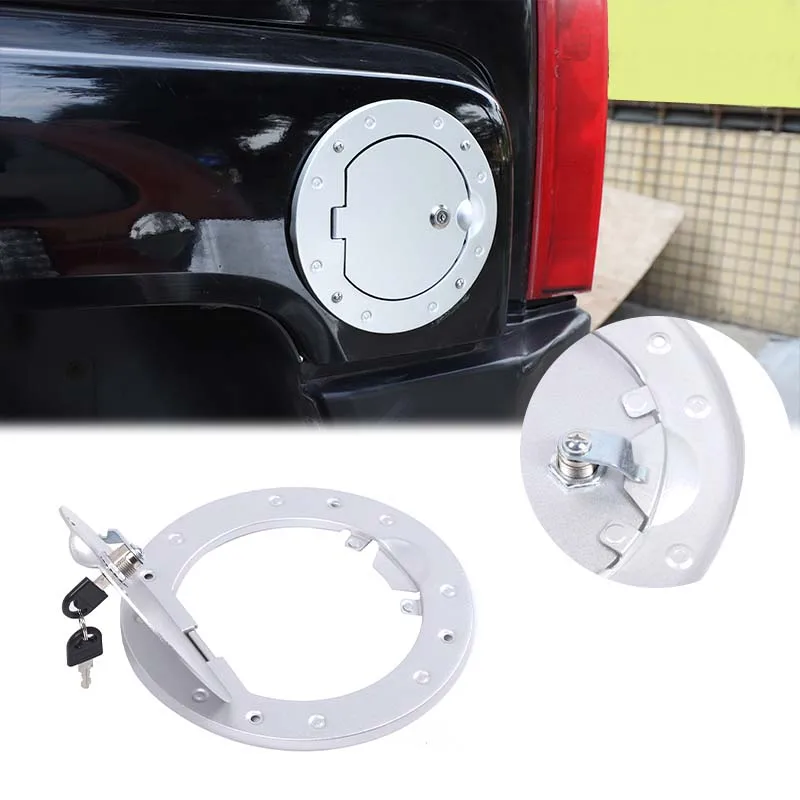 

Anti-theft Fuel Tank Lock Cap Aluminum Alloy Locking Gas Cap Car Gas Cap Trim Accessories For Hummer H3 GMT345 GMT745 2005-2009