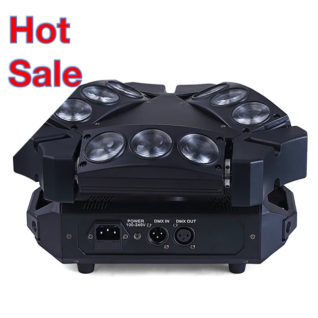 Stage effect light mini spider 9x10w rgbw 4in1 moving head led lights professional disco stage dj  lighting