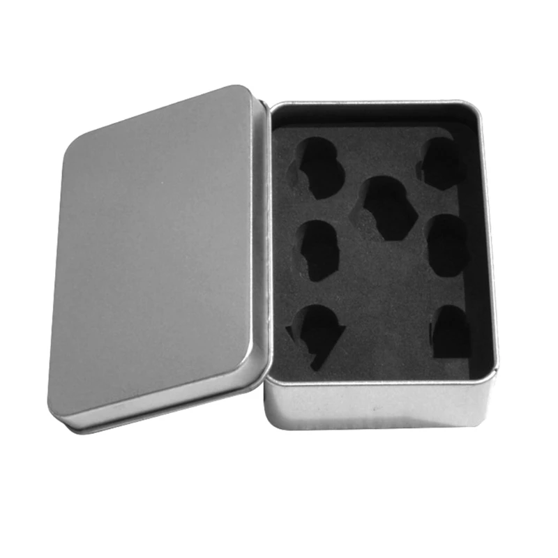 Metal Gaming Card Box Playing Card Container Storage Case Packing Box Playing Cards Box Empty Candy Storage Case