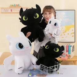 30/45/60cm How To Train Your Dragon Large Size Plush Toys  Plushie Toothless Doll Kawaii Stuffed  Decoration  Kids Birthday Gift