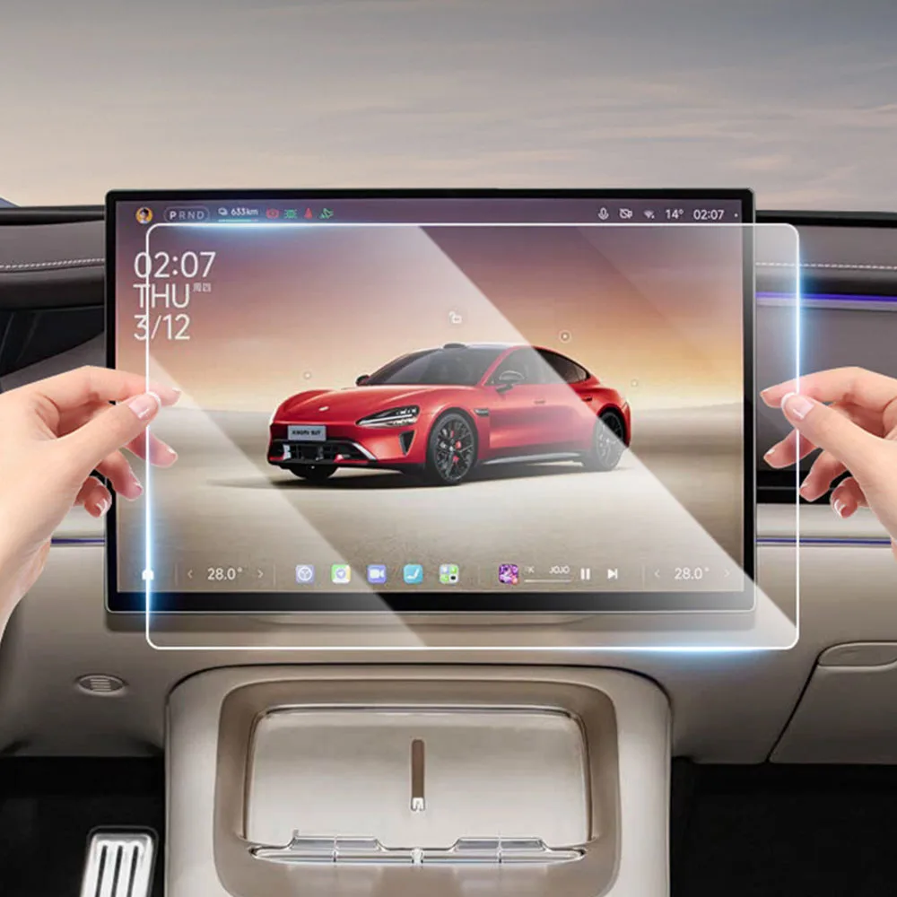 

Tempered Film For Car Screen Interior Supplies Fit For New Xiaomi SU7 2026 High Definition Transparent Protective Film