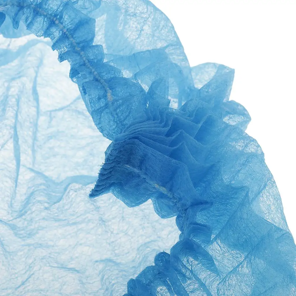 10pcs Disposable Hair Net Caps Mob Caps Clipped Hair Head for Salon Sunless Spray Tanning