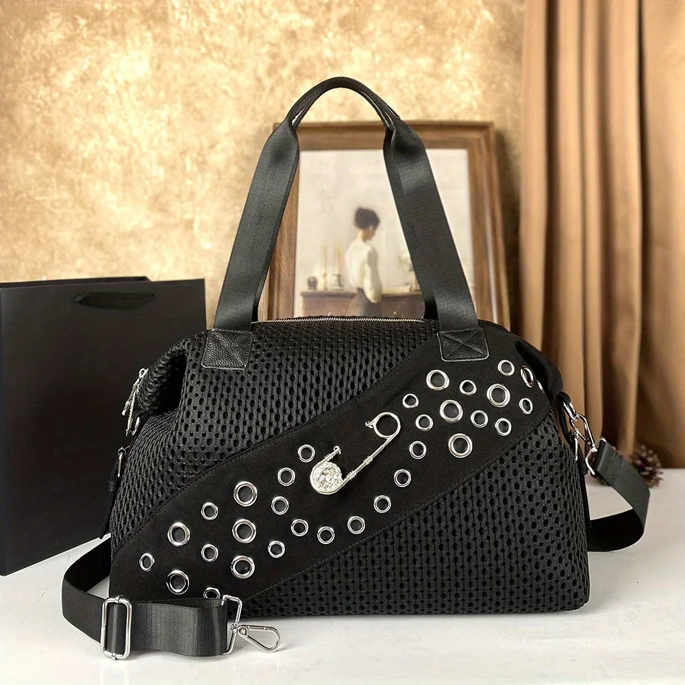 

New multifunctional fashionable large capacity casual handbag for women's business trips, single shoulder crossbody bag