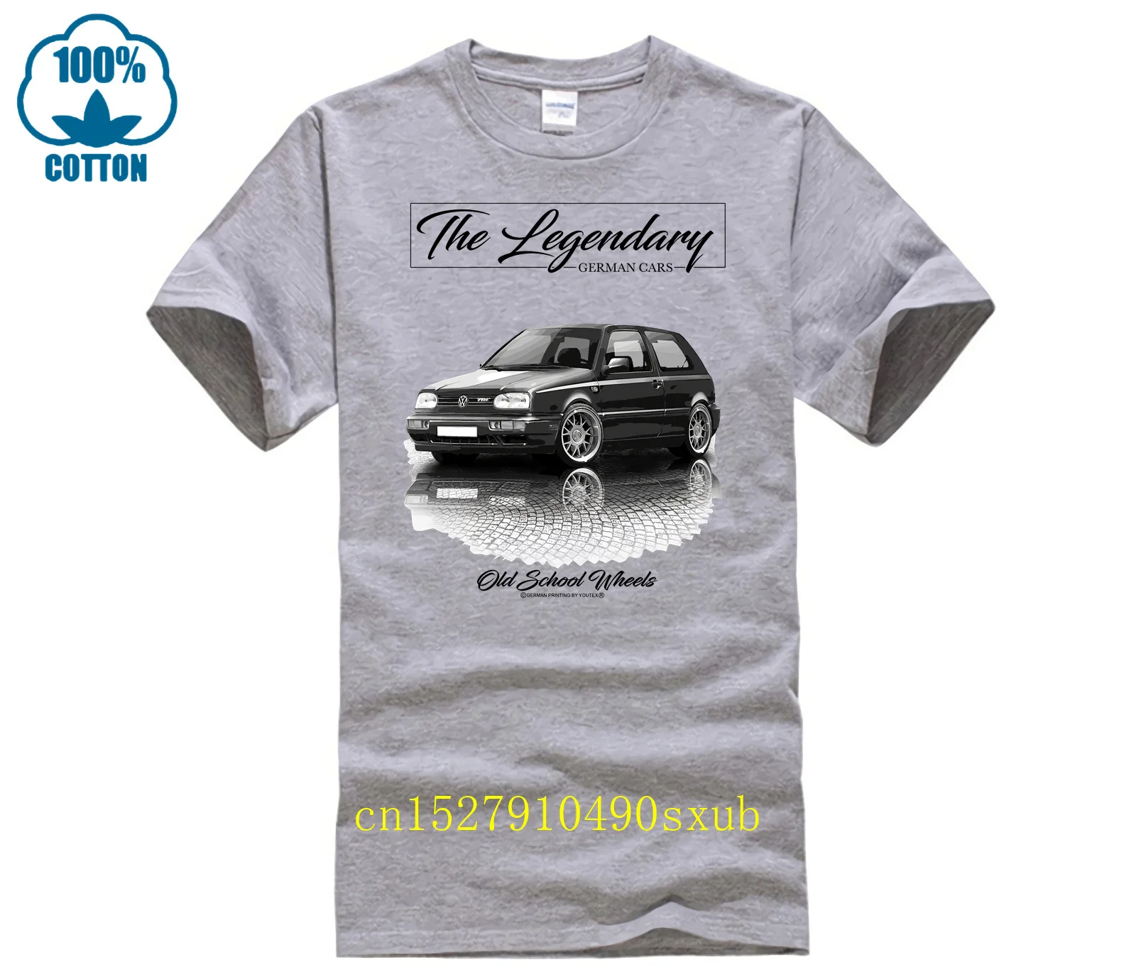 T Shirt, Golf 3 MK 3 GTI, legendary, Youngtimer, Oldtimer, orig. YOUTEX