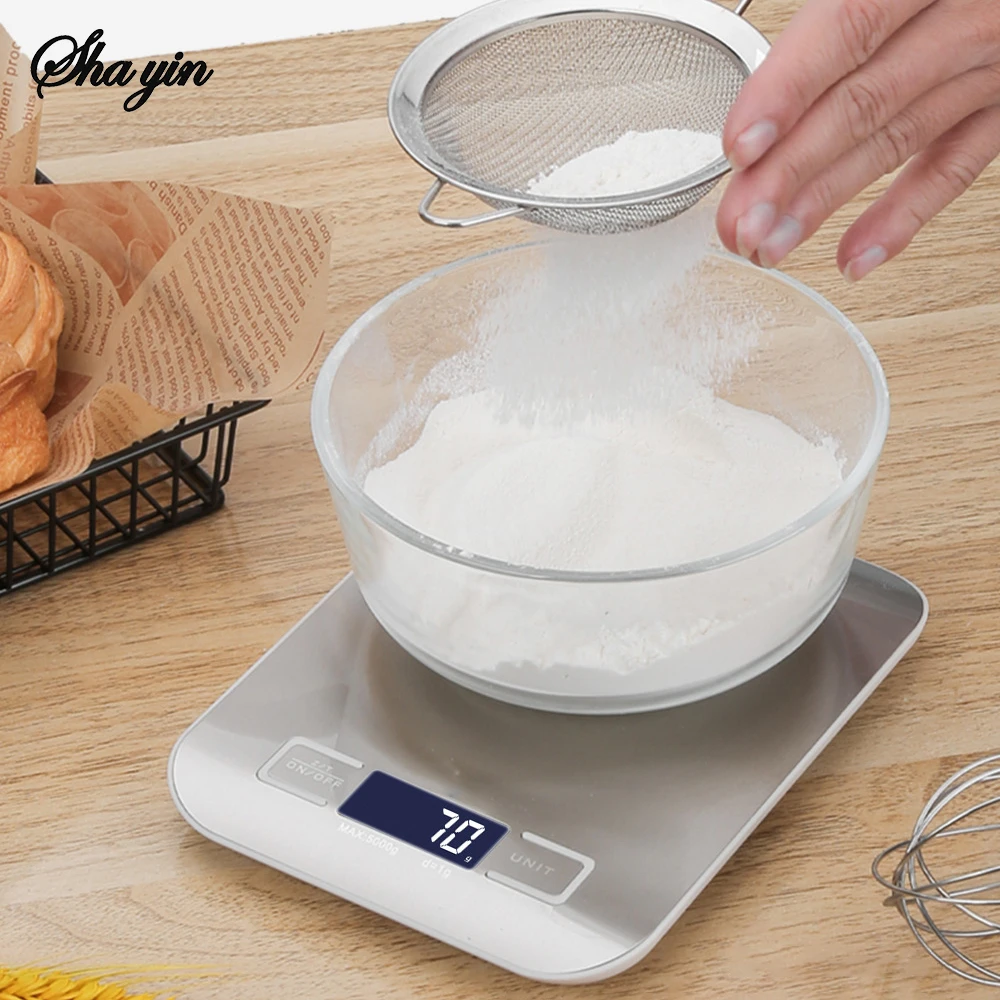 10kg/1g High-Precision Electronic Baking Scale for Kitchen LED Display Accurate Small Household Food Pastry Scale