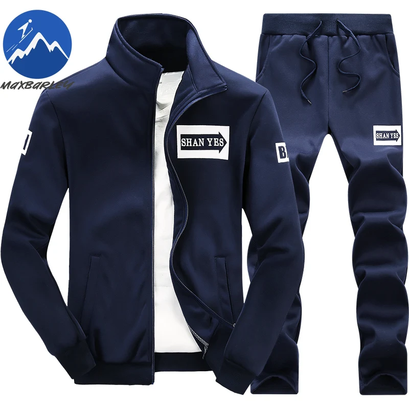 

Комплект мужской спортивной одежды Maxbarley: Куртка на молнии с длинным рукавом и камуфляжные брюки, 2 предмета, для фитнеса, бега, тренировок, осень 2026