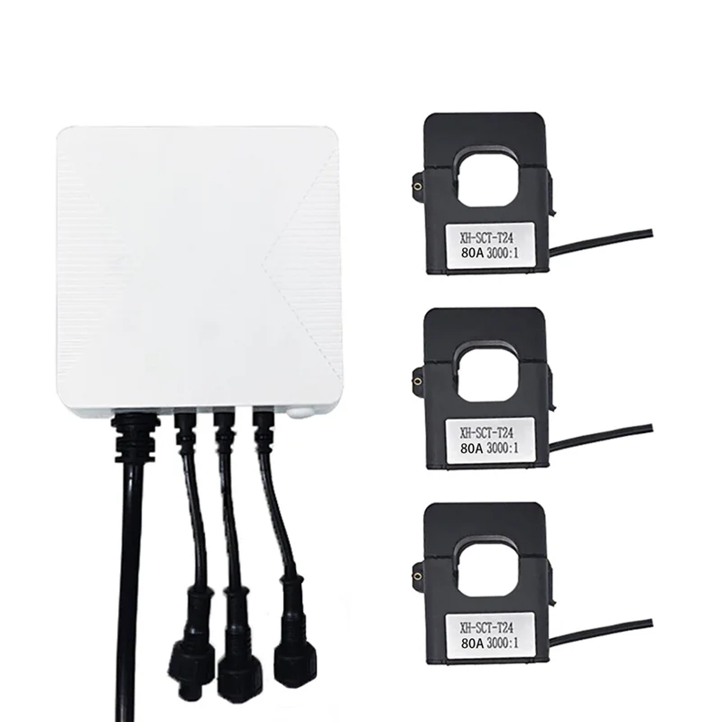 A44Z-Tuya Smart Life Single 3 Phase Wifi Energy KWH Meter Power Clamp Current Transformer Power Usage Monitor view 4