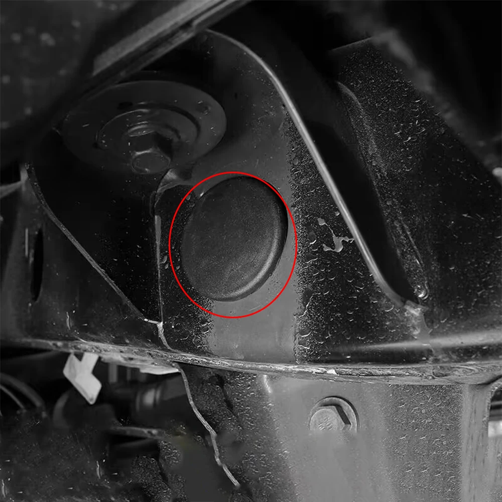 Front Steel Beam Plug Cover Waterproof, anti Foreign object, and Corrosion-Resistant TPE For Jeep Wrangler JL2018+ SXMA JL1025