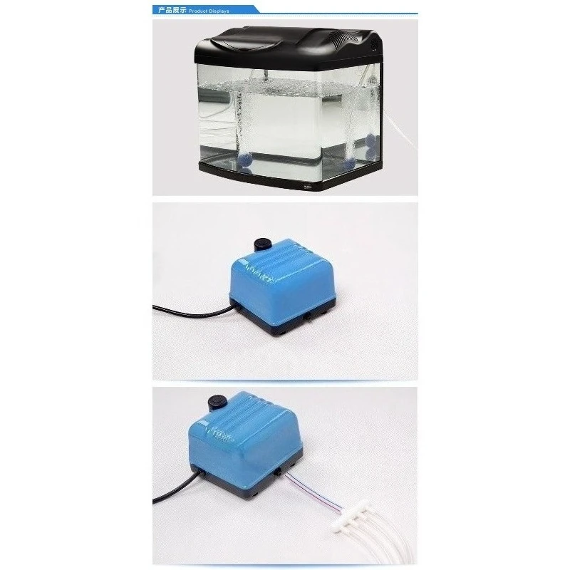 V1020 Aquarium Air Pump - Ultra Quiet Fish Tank Oxygenator for Pond & Home Use
