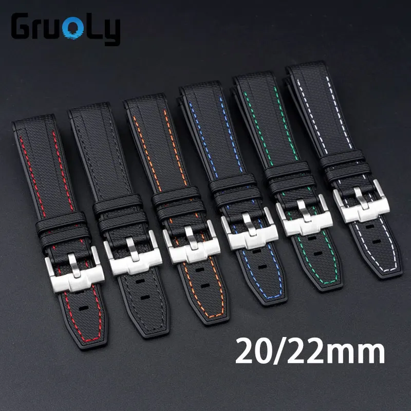 20มม.22มม.สำหรับ Omega MoonSwatch สร้อยข้อมือวงดนตรีเปลี่ยนยางซิลิโคนกันน้ำสายรัดข้อมืออุปกรณ์เสริม