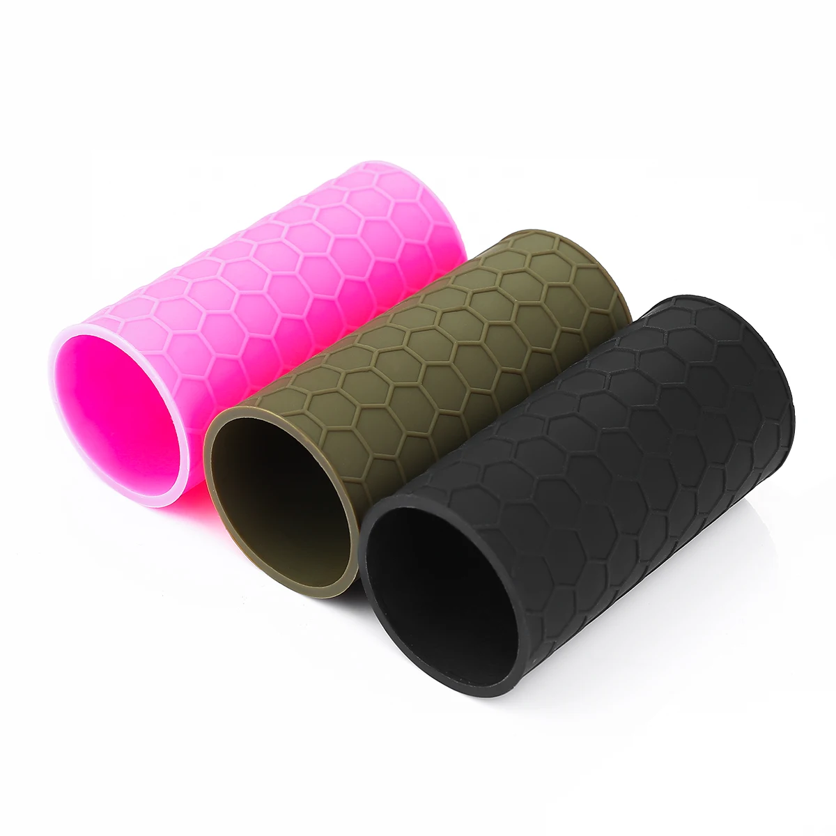 

Rubber Grip Cover Covert Clutch Universal Tactical Grip Sleeve with Hex Pattern Tactical Hunting Accessories