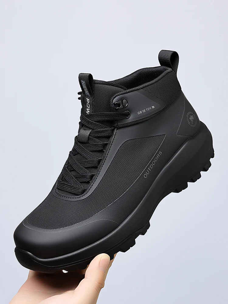 

Men's Outdoor Sports Shoes: Winter Comfortable and Warm Hiking Boots Unisex Outdoor Anti-Slip Casual Sports Shoes