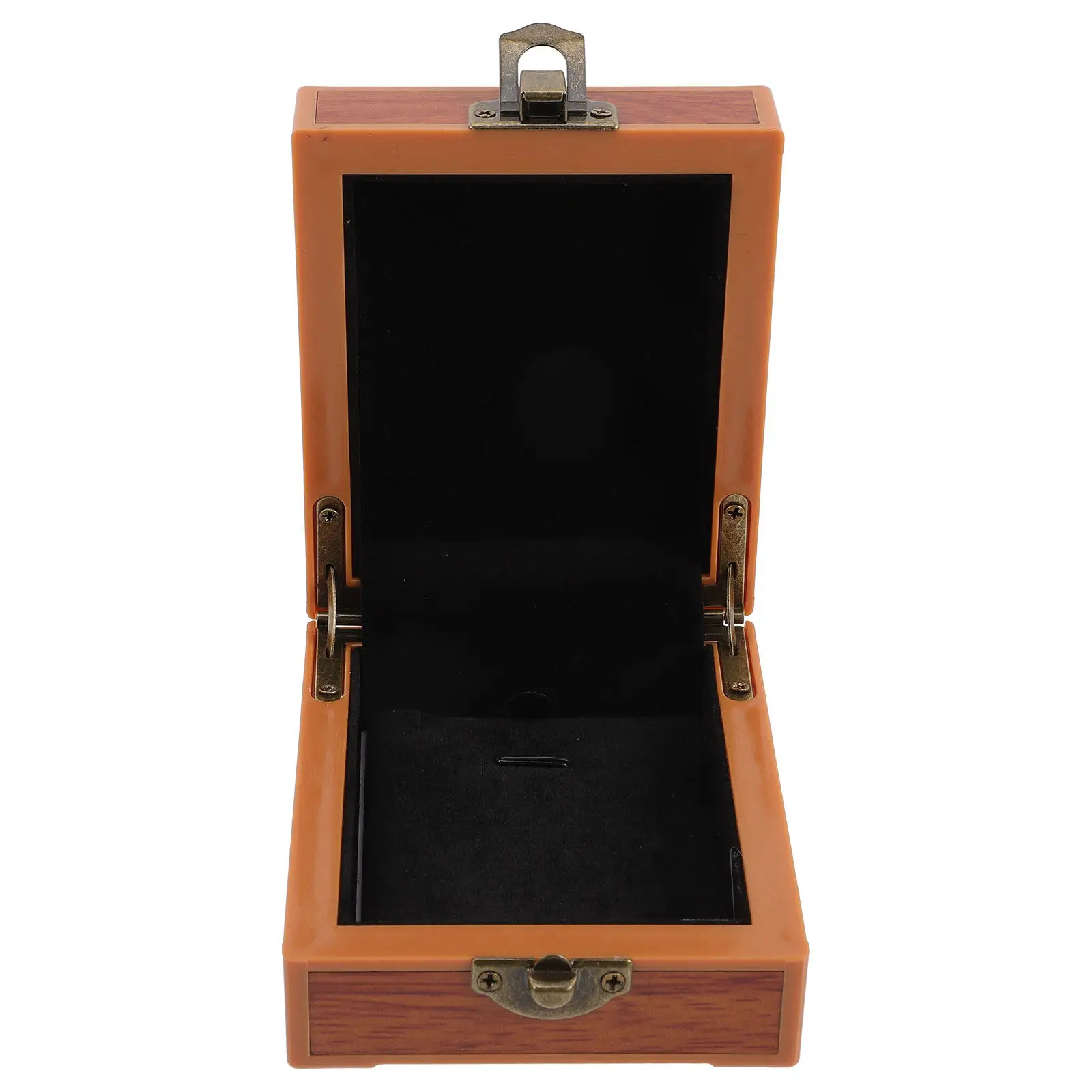 

Деревянная шкатулка для украшений с замком, винтажная отделка, войлочная подкладка внутри для защиты и организации ювелирных изделий, для дома и магазина