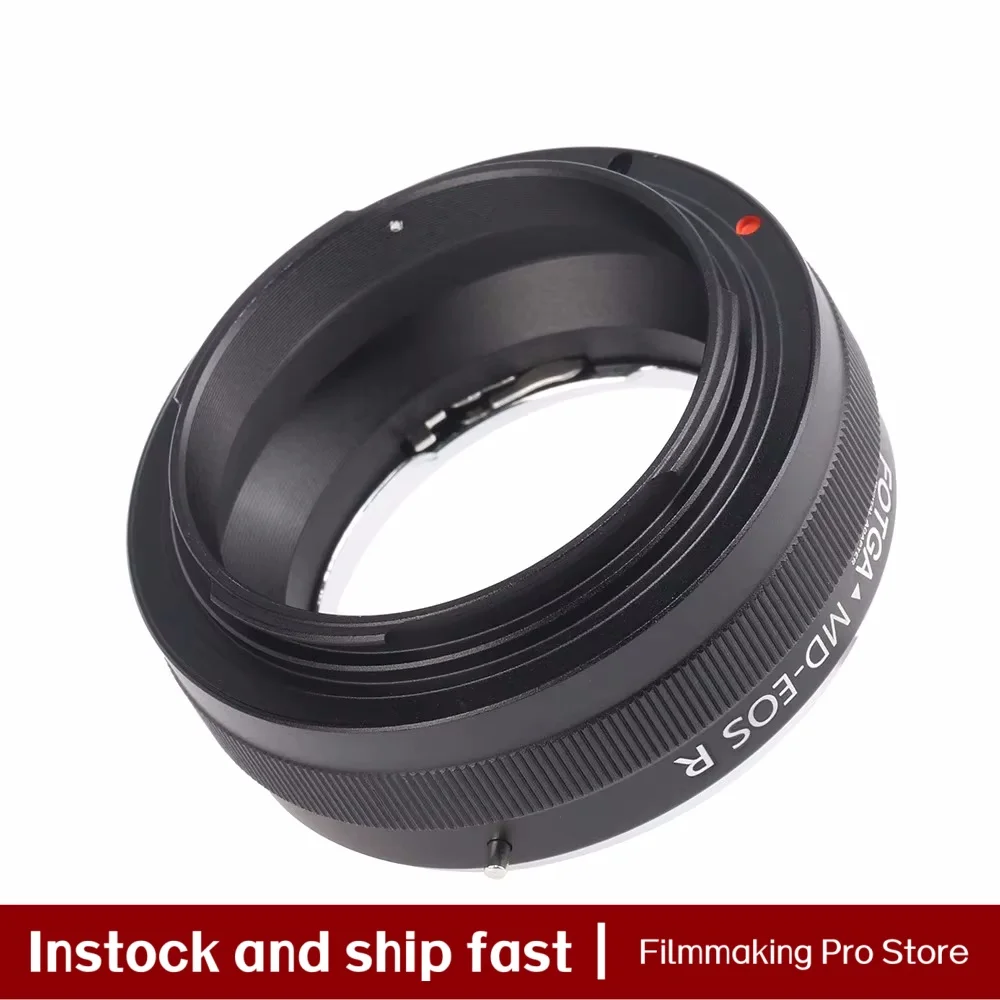 FOTGA Lens Adapter Ring for Canon EOS R Mirrorless Cameras to Minolta MD Mount Lens