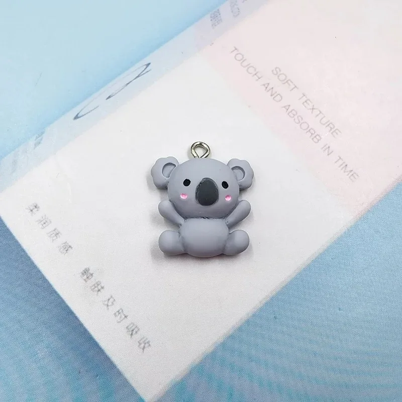 10pcs Cute Animal Squirrel Koala Charms Pendant For Earring Accessory DIY Phone Case Flatback Crafts Jewelry Making view 4