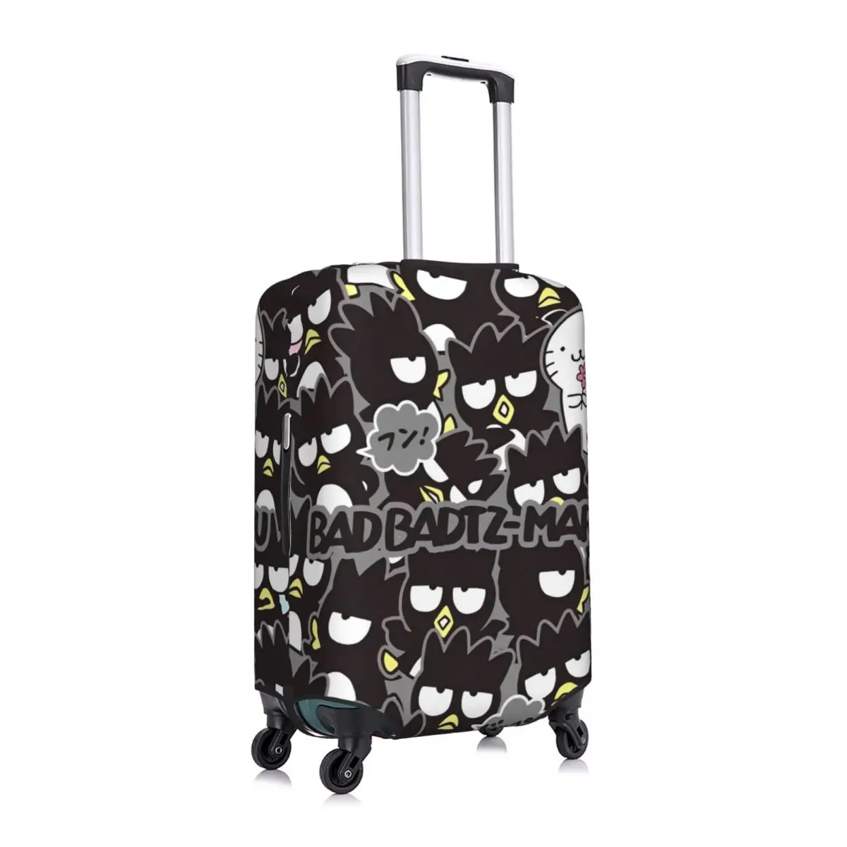 Cute Sanrio Badtz-maru Penguin Suitcase Cover Cruise Trip Vacation Useful Luggage Supplies Protection Back To School Gift