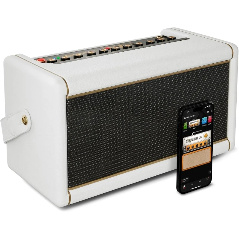 50W Smart Guitar Practice Amp & Bluetooth Speaker with Built-in Looper, AI Features & Smart App for Electric