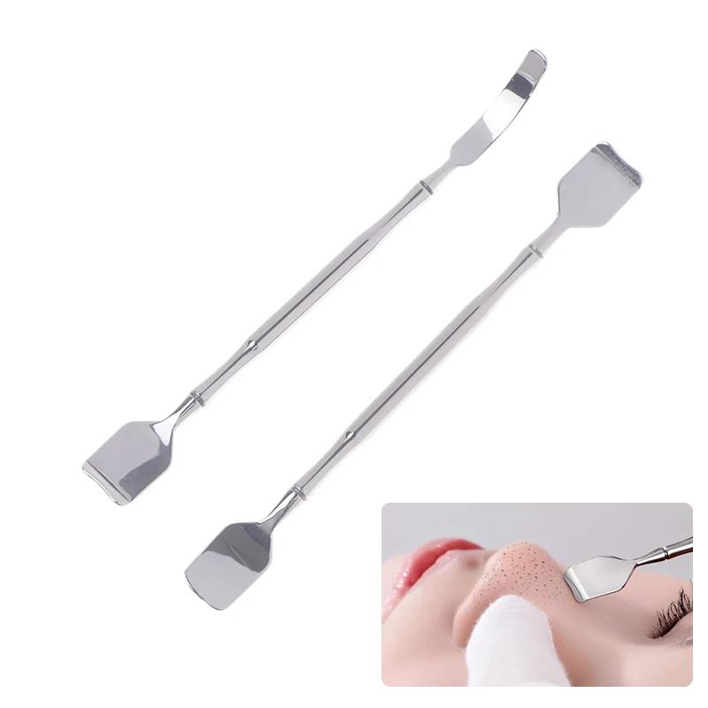 1Pcs Double Head Stainless Steel Professional Blackhead Remover Blemish Extractor Tool Pimple Comedone Removal For Face