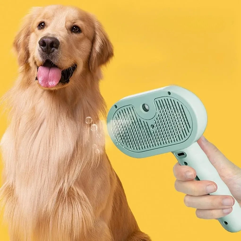 Dampfspray-Hundebürste Einzigartige Dampfbürste für Hunde Luxus-Pflegebürste Hunde-Dampfbürste
