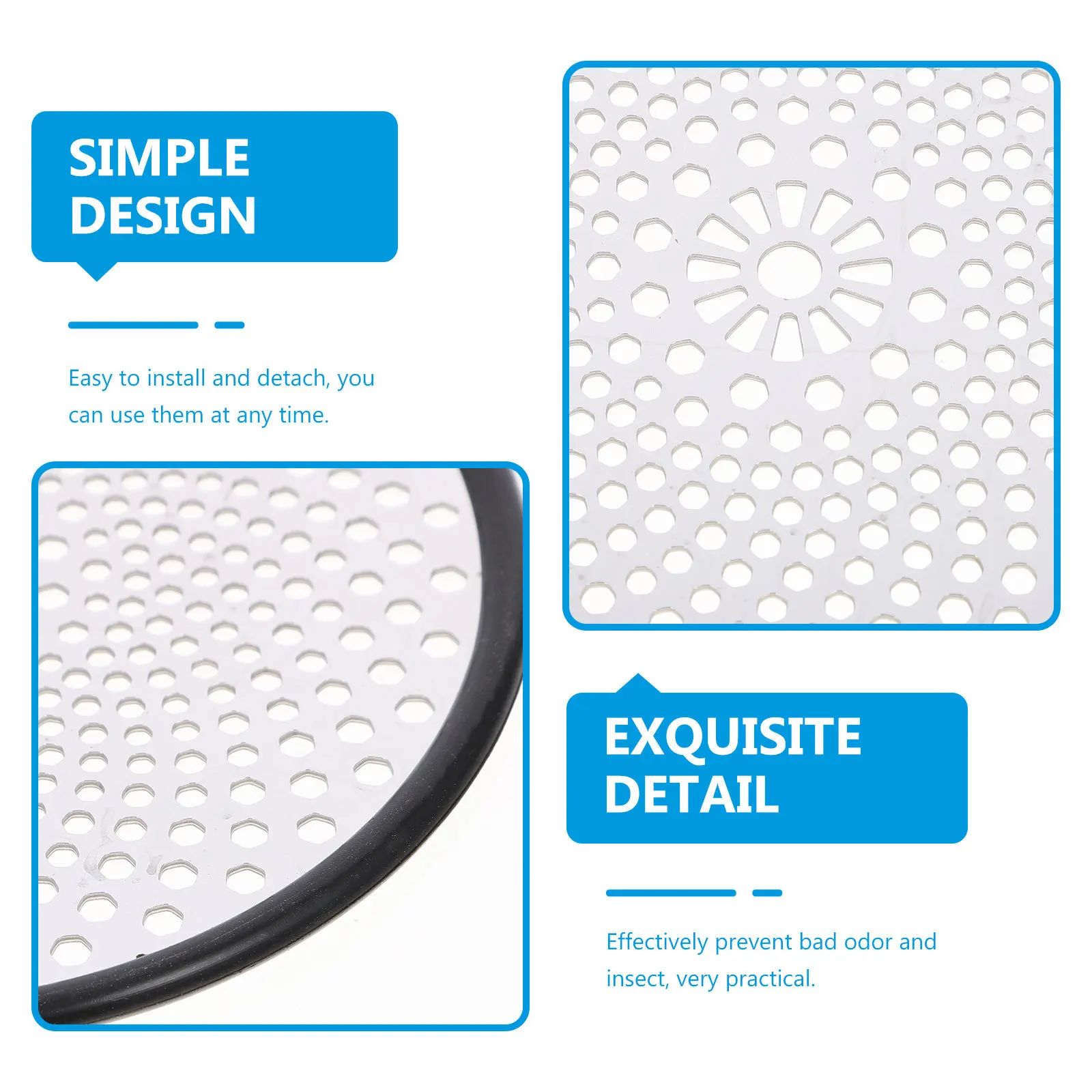 

Stainless Steel Drain Cover Sink Strainer Anti-Block Filter For Kitchen Bathroom Laundry Shower Bathtub Drain Protector