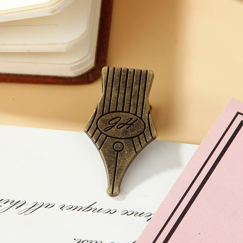 2PCS Metal Nib Binder Clips Bill Binder Clip Foldback Notes Letter File Paper Clip Binding Securing Clip Stationery