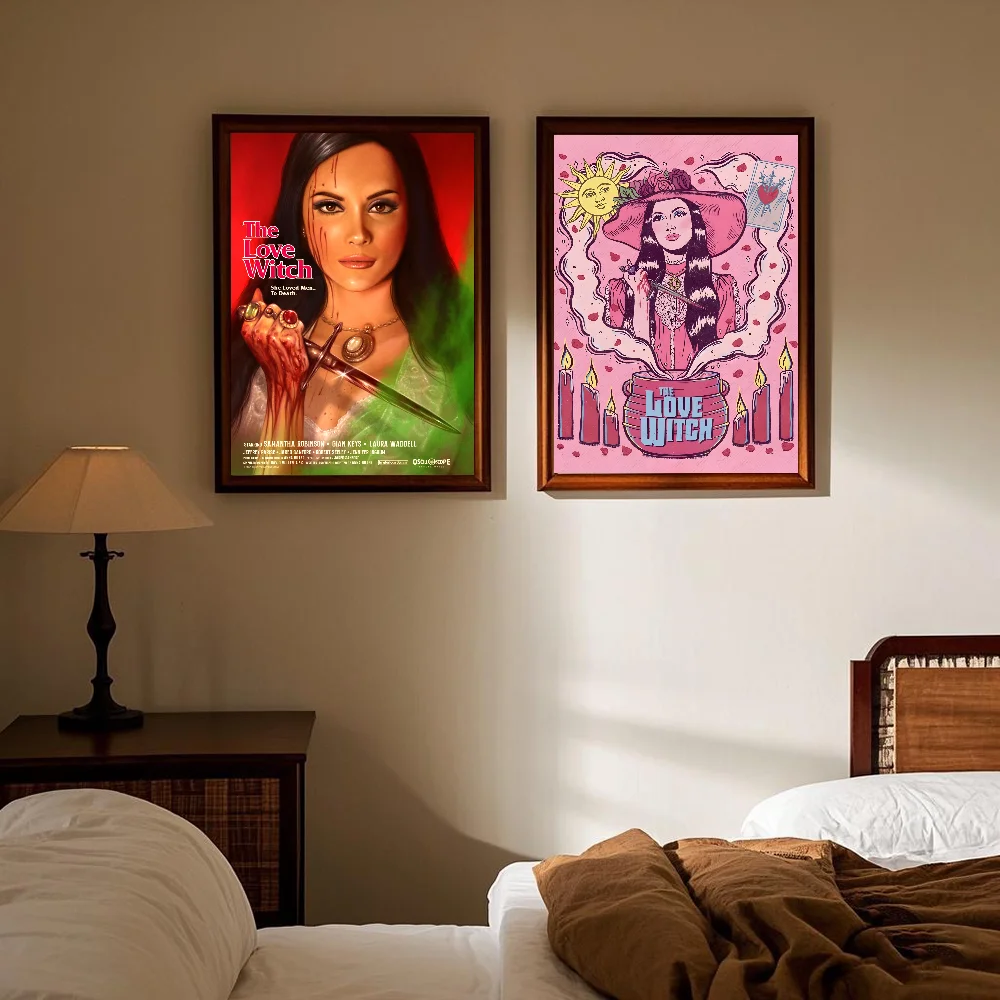 ملصق الحب الساحرة ريترو آنا بيلر عبادة ملصق فني جدار لزج مقاوم للماء غرفة المعيشة المنزلي غرفة نوم بار الديكور الجمالي #4