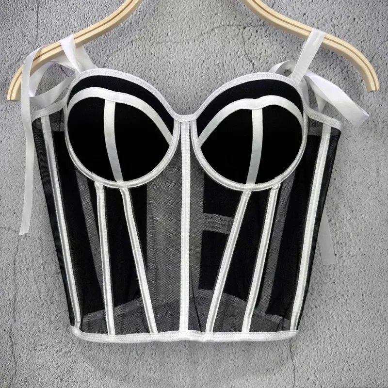 Corsés de moda, corpiño Push Up, Tops, ropa de mujer, corsé gótico debajo del busto, Top, lencería Sexy, corpiño para discoteca, corsés, ropa de fiesta
