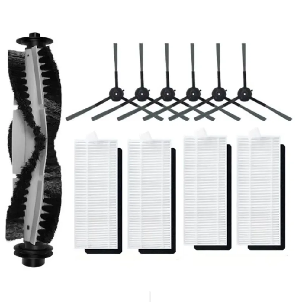 

B06B-11PCS Main Side Brush Hepa Filter Replacement Accessories For XIEBRO HR1010 Robot Vacuum Cleaner